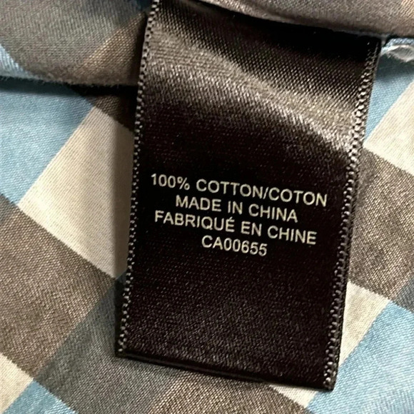 Retro  Y2K RW&Co checkered cotton short sleeve shirt.PTP 22”. 
Exc cond - Picture 8 of 11